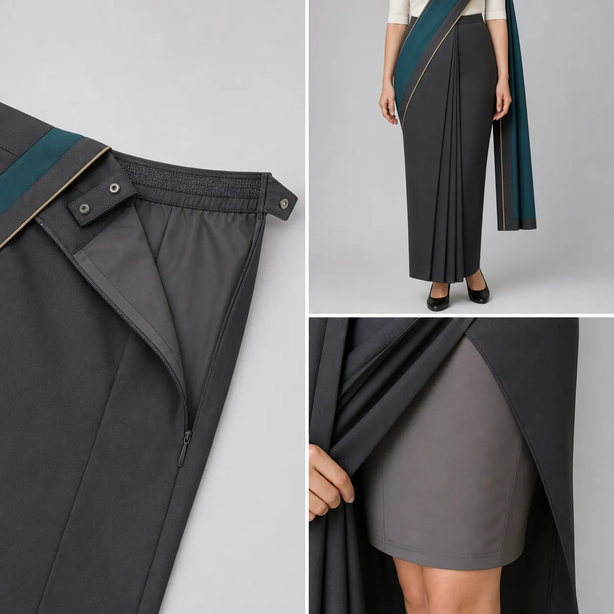 HO011 KAVYA Pre-Draped Saree - 3