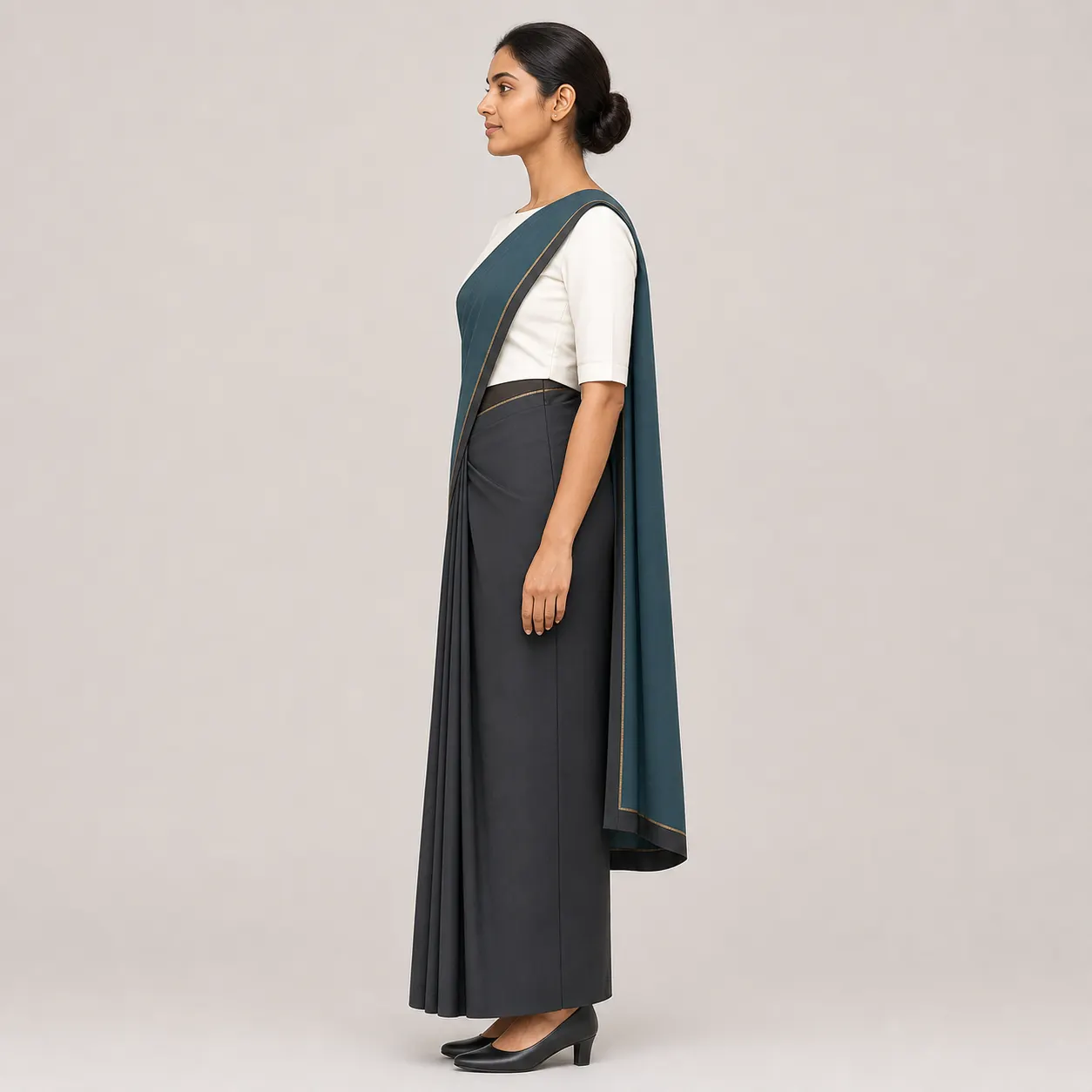 HO011 KAVYA Pre-Draped Saree - 5
