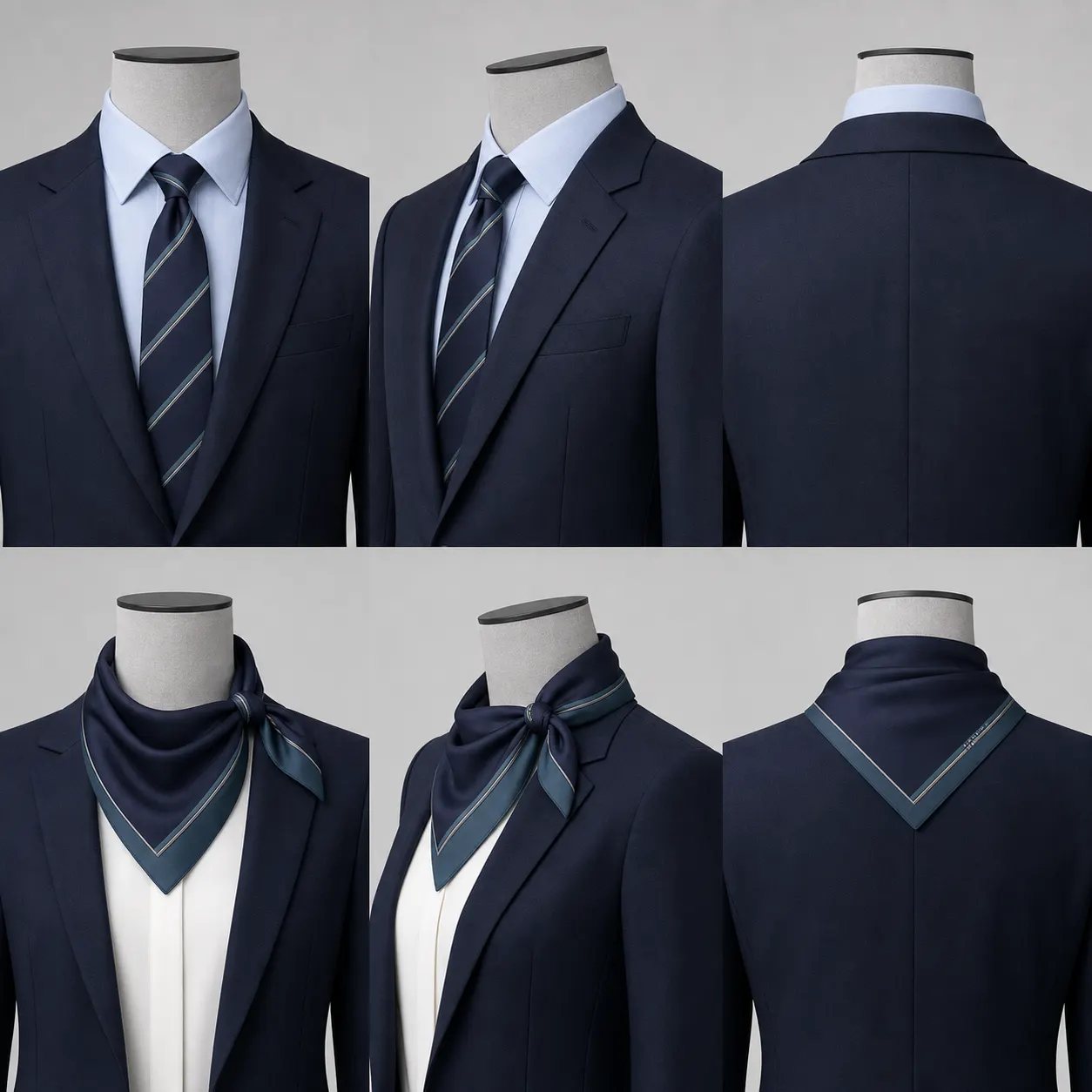 HO024 ELBE Neck Tie and Scarf - 6