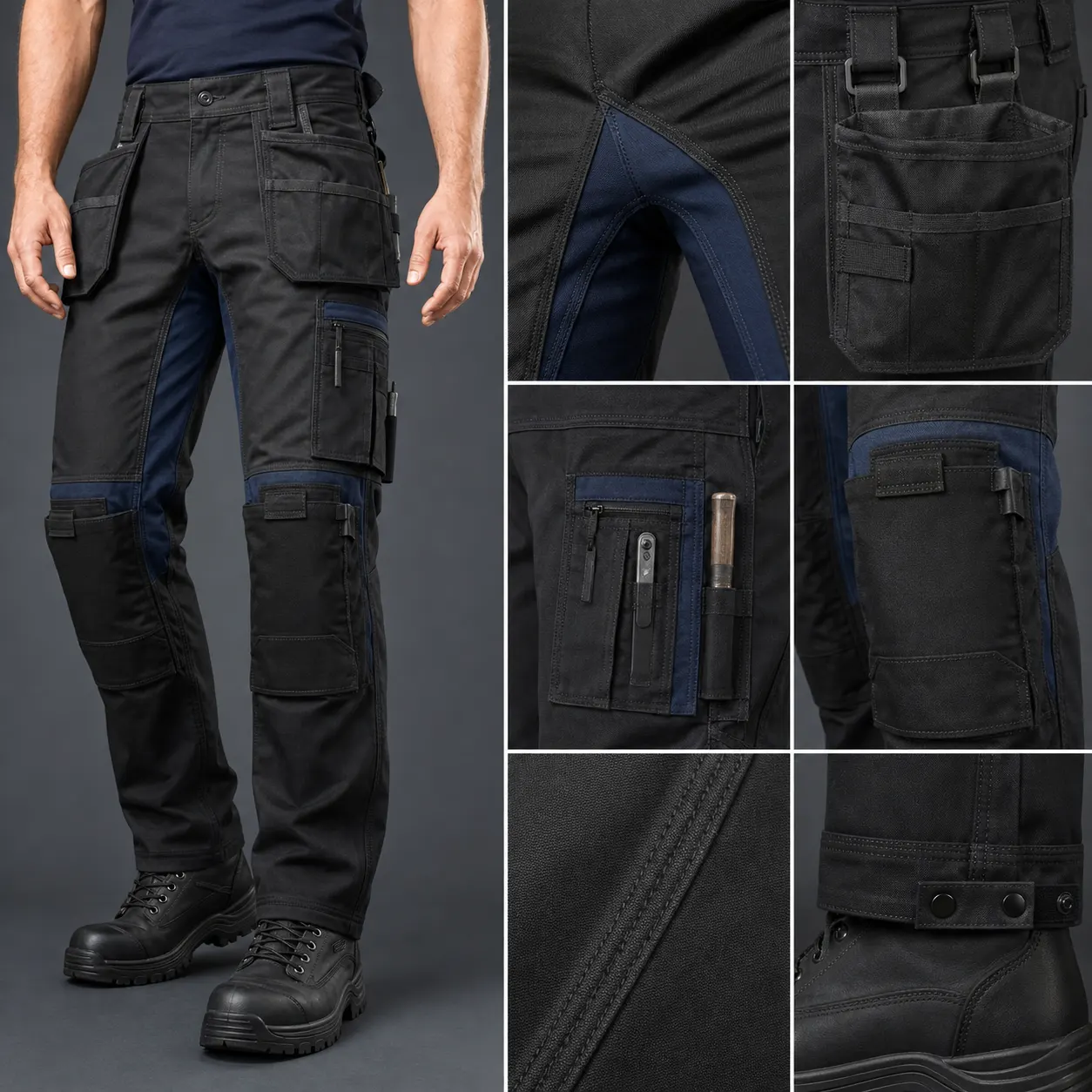 IL005 HALDEN Heavy-Duty Workwear Trousers - 1