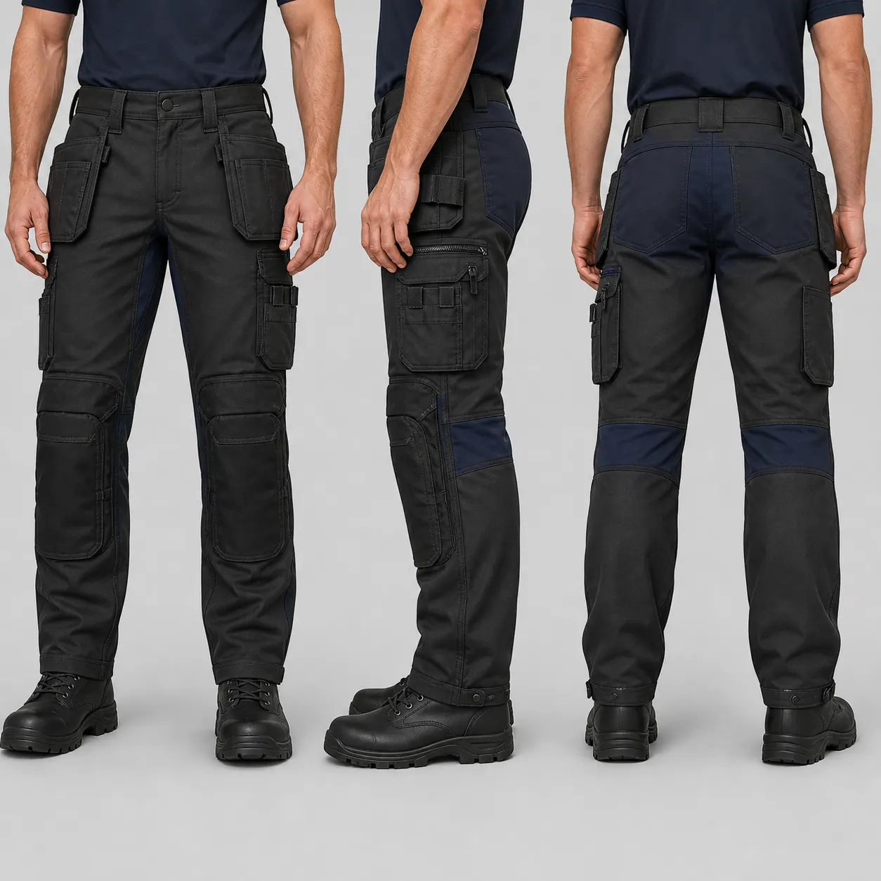 IL005 HALDEN Heavy-Duty Workwear Trousers - 2