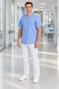 HM012 LIORA Unisex V-Neck Scrub Tunic