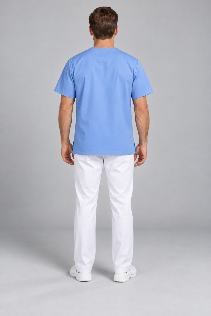 HM012 LIORA Unisex V-Neck Scrub Tunic - 3