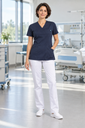 HM013 SOLVA Women's Stretch Scrub Tunic