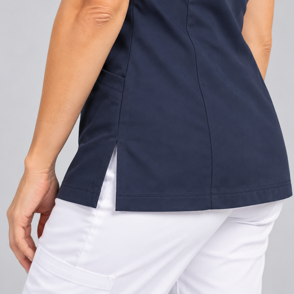 HM013 SOLVA Women's Stretch Scrub Tunic - 7