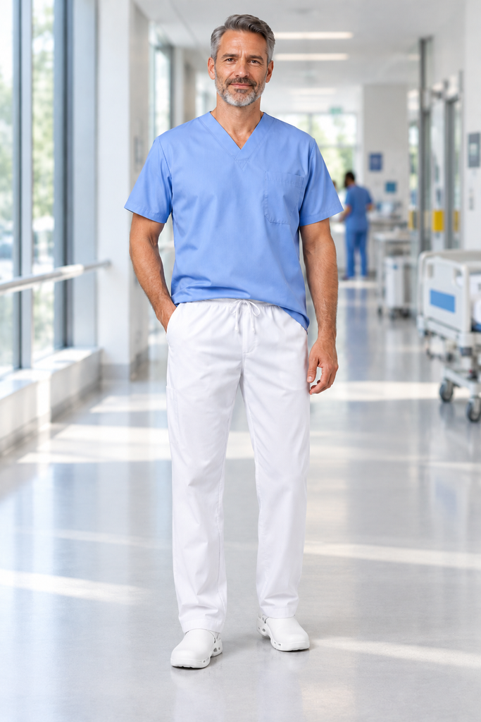 HM015 ORVA Unisex Drawcord Scrub Trousers