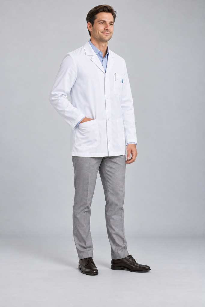 HM018 AUREN Doctor's Short Coat - 4