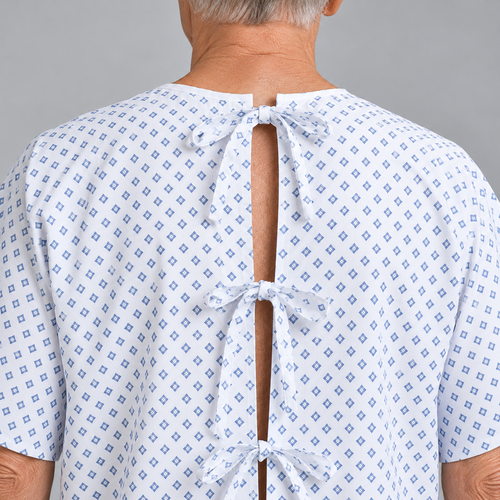 HM023 LENIS Back-Tie Patient Gown - 5