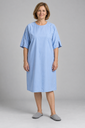 HM024 QUIES Shoulder-Snap Patient Gown - 1