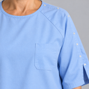 HM024 QUIES Shoulder-Snap Patient Gown - 6