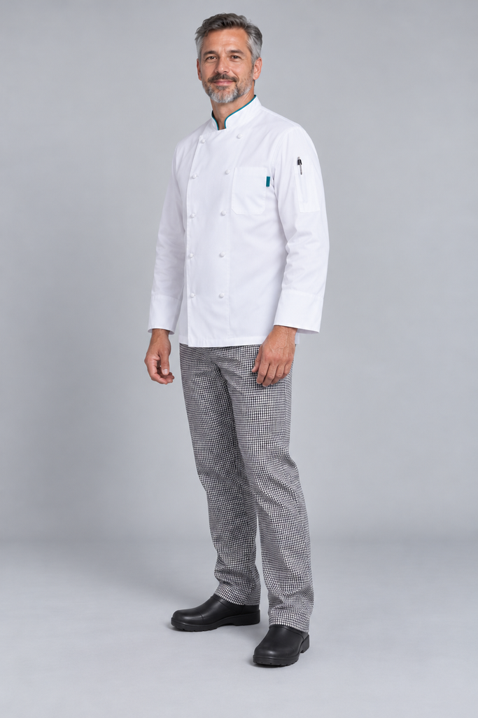 HM029 CIBUS Hospital Kitchen Chef Jacket - 4