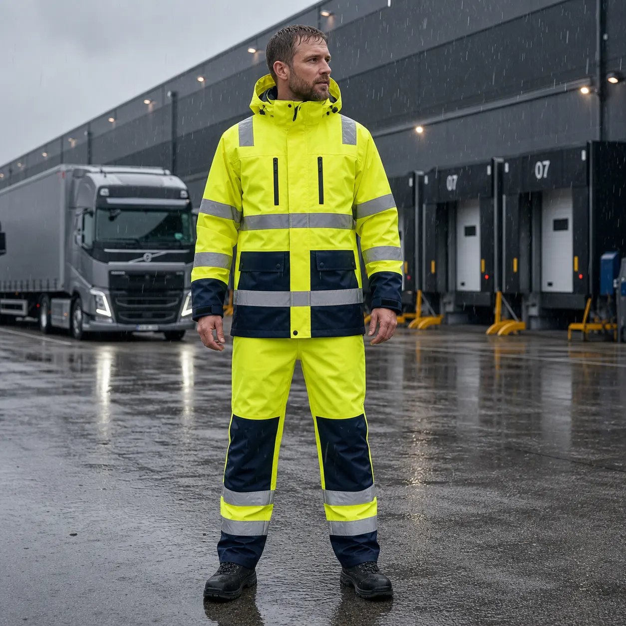 IL006 STORM HiVis Waterproof Set