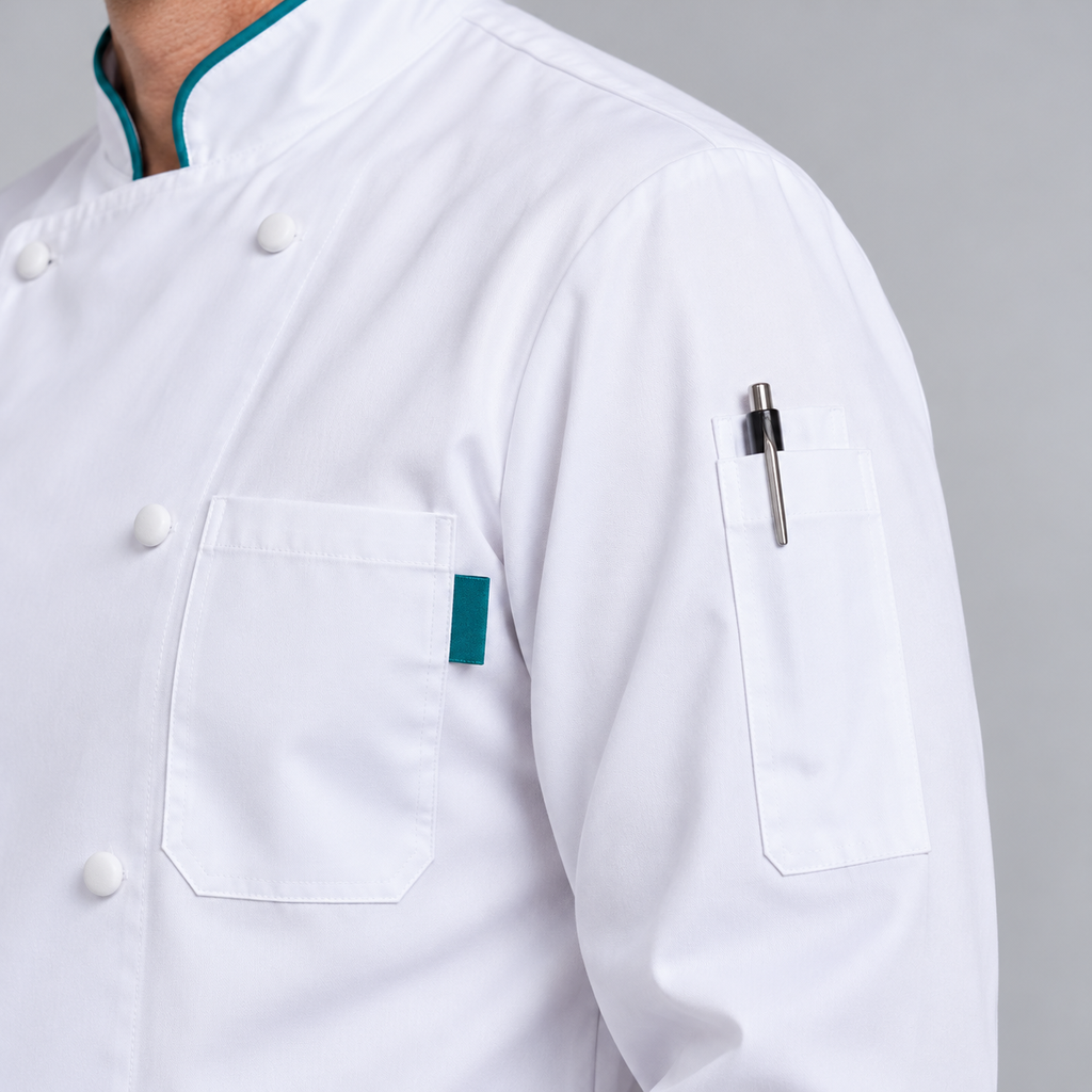 HM029 CIBUS Hospital Kitchen Chef Jacket - 6